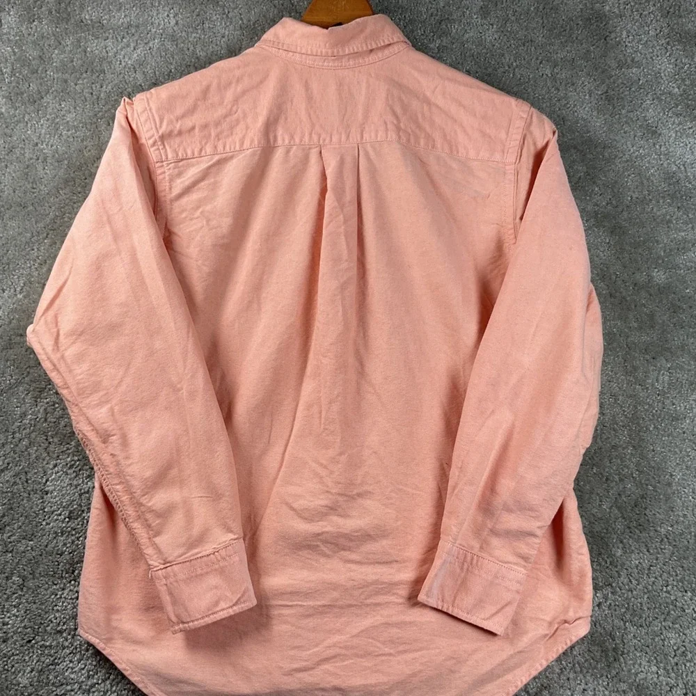 Ralph Lauren Button Down Kids 14 Pink Excellent Oxford Long Sleeve Pony Logo